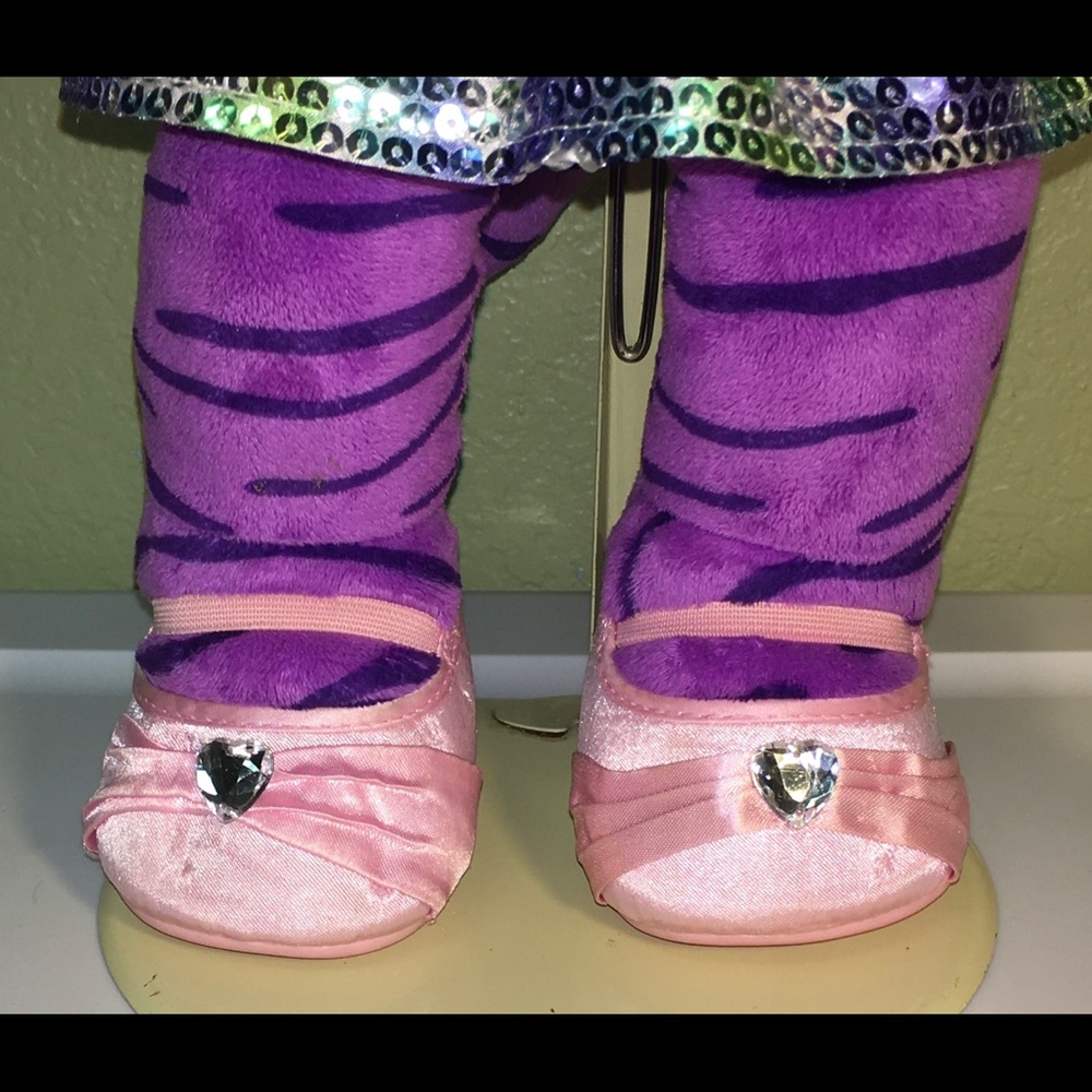 Build A Bear Pink High Heeled Doll Shoes - Picture 7 of 12